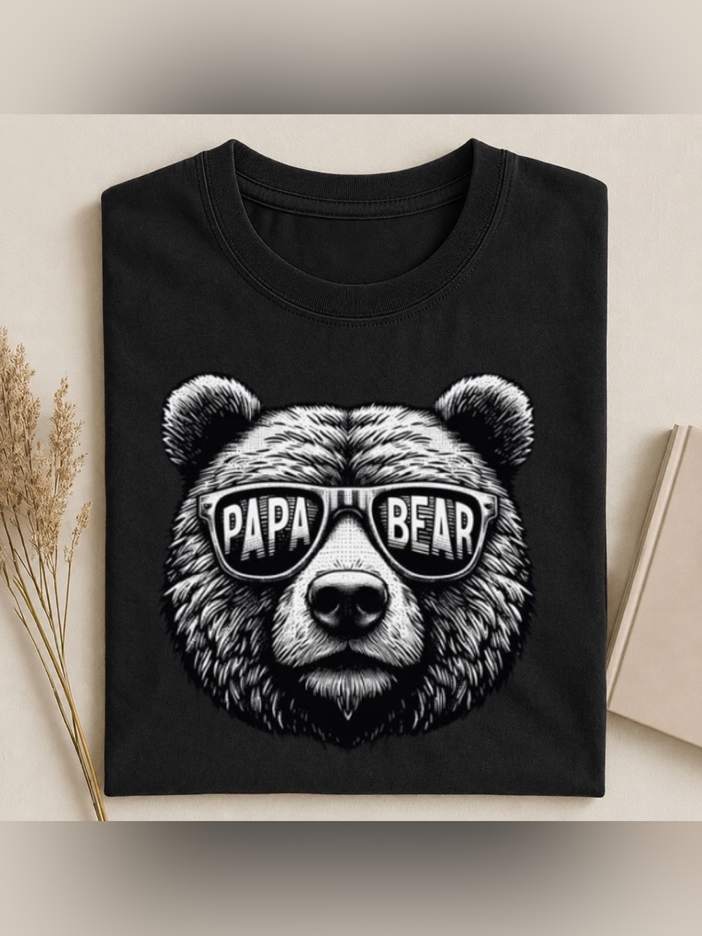 Gildan Papa Bear Sunglasses Cool Papa Bear Tee, Father’s Day Gift, Husband Gift